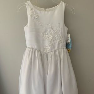 Girls white dress